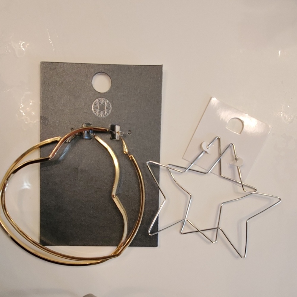 Nasty gal earrings brand new never warn